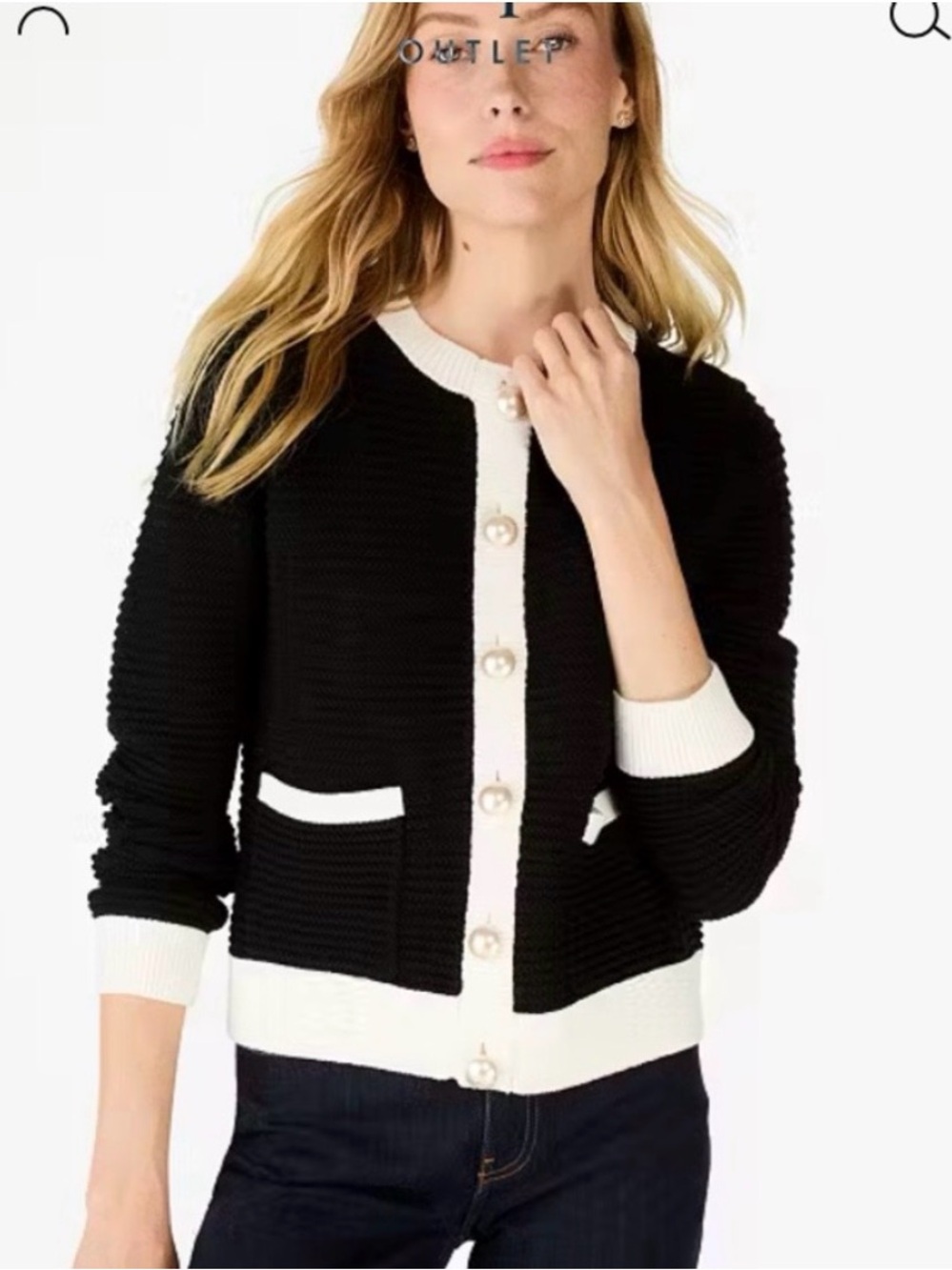 Kate Spade Colorblock Lady Sweater Jacket